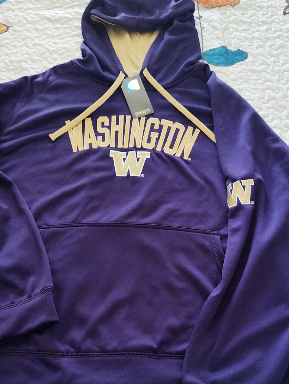 Knights Apparel Washington Purple and Gold Hooded Sweatshirt